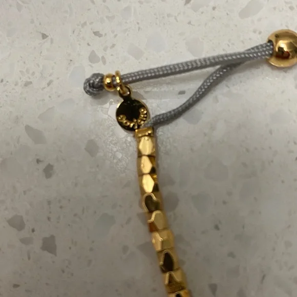 GORJANA GREY AND GOLD ROPE BRACELET - Picture 3 of 4